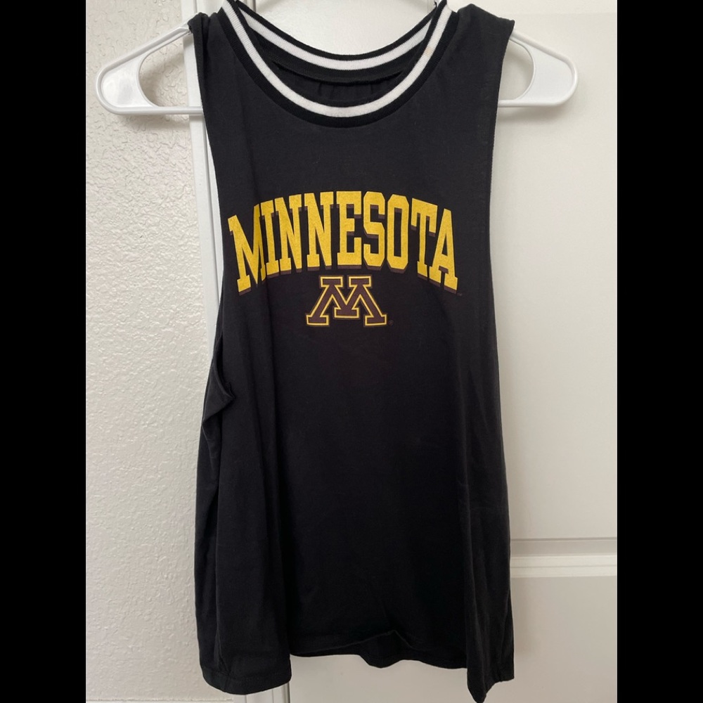 University of Minnesota Black and Gold Tank Top- S